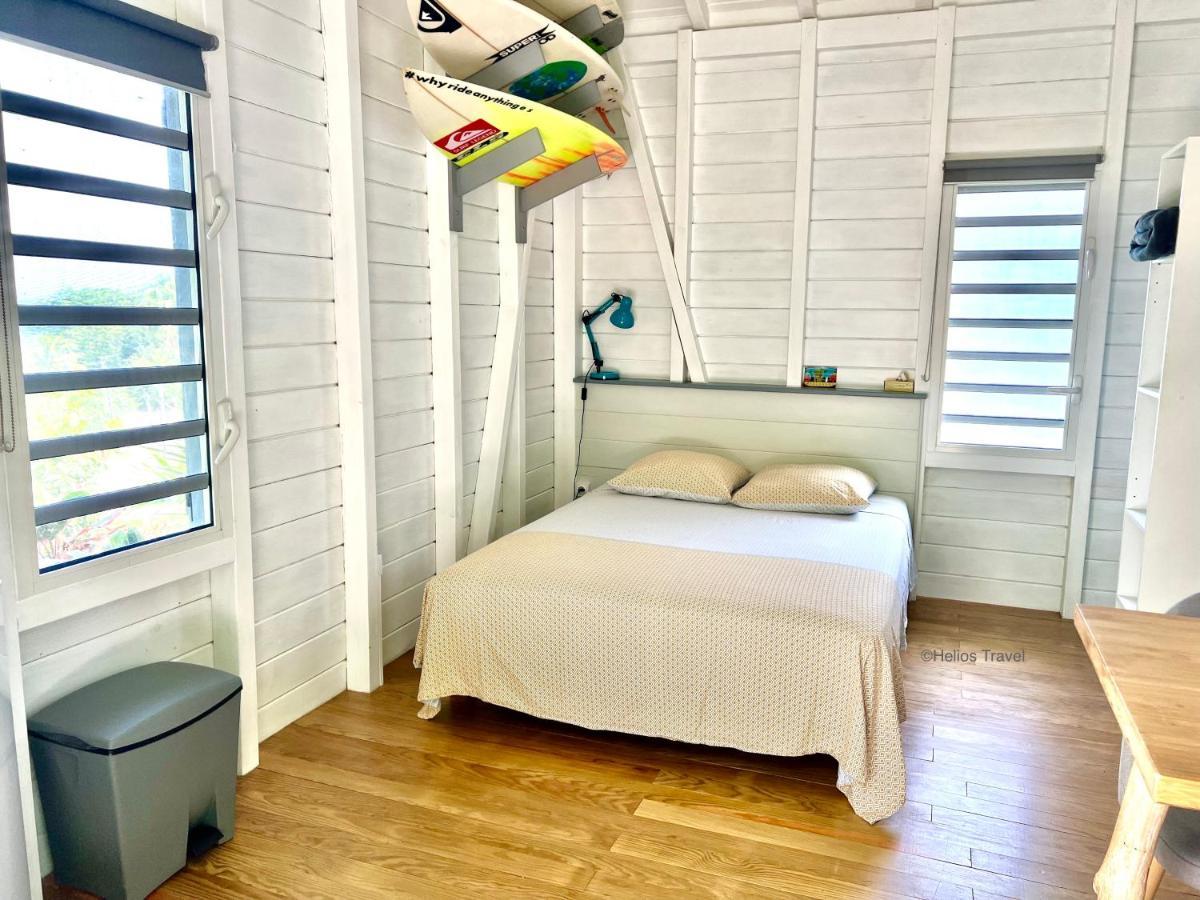 Le Surf Lodge, Chambre Avec Vue Mer Dans Un Ecrin De Verdure Deshaies Luaran gambar