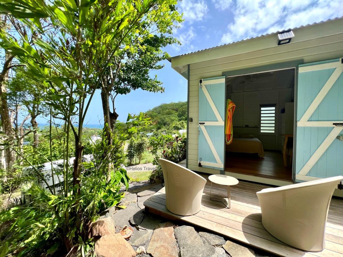 Le Surf Lodge, Chambre Avec Vue Mer Dans Un Ecrin De Verdure Deshaies Luaran gambar